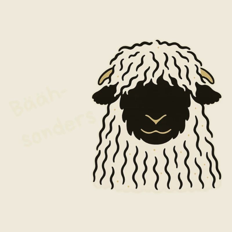 Bäähsonders - the Valais black-nosed sheep