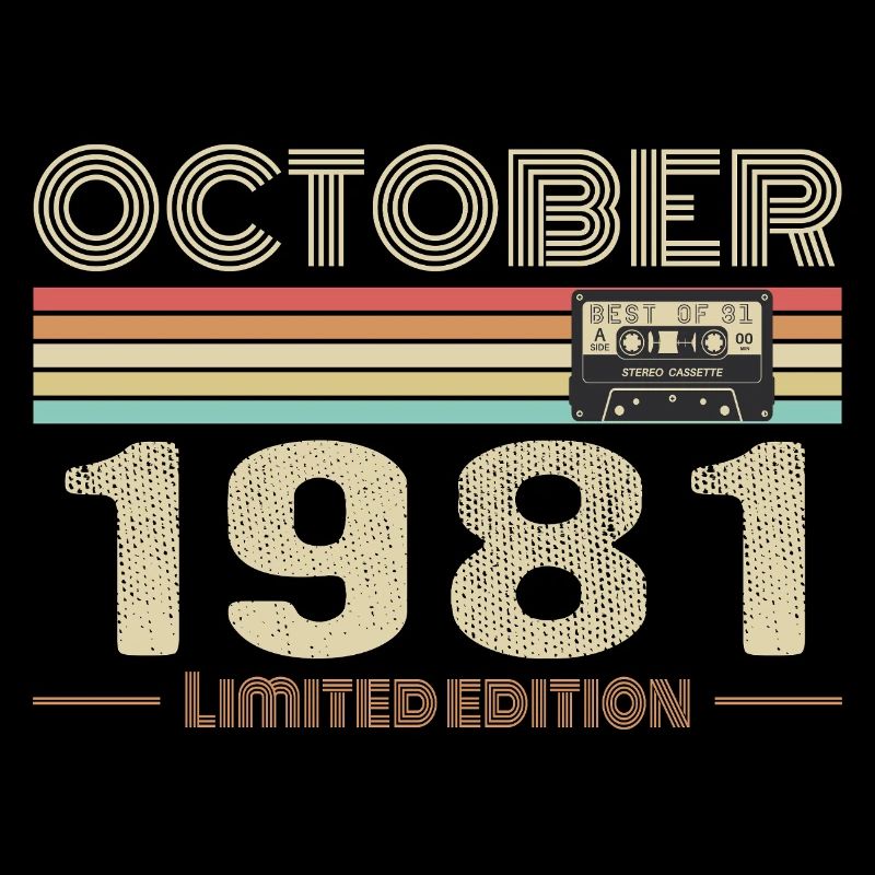 Anniversaire octobre 1981 - Birthday october 1981