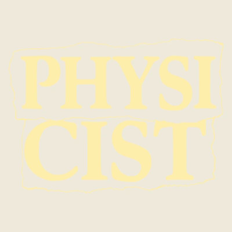 Physicist Vintage Label Design