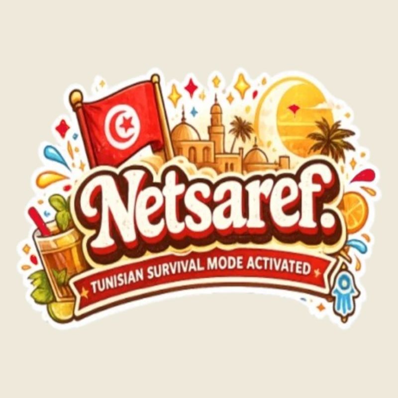 Netsaref – Lustiges tunesisches Überlebensmodus-Design