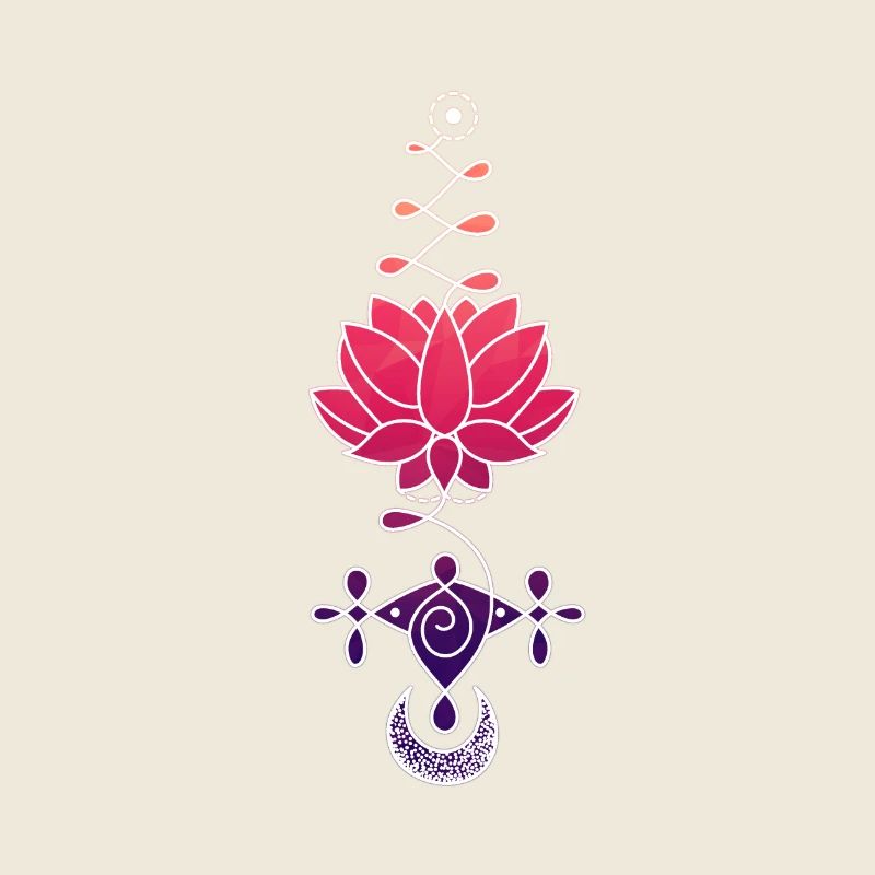 Ätherisches Lotusblütensymbol