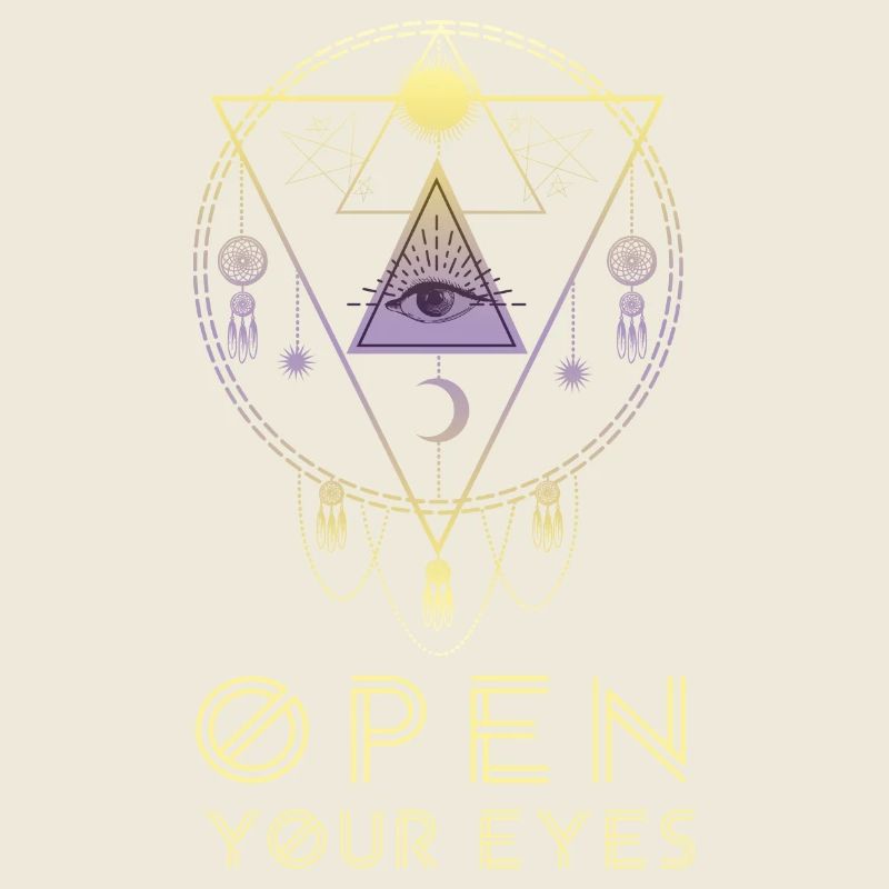 Open Your Eyes Allsehende Eye Cadeau Boho
