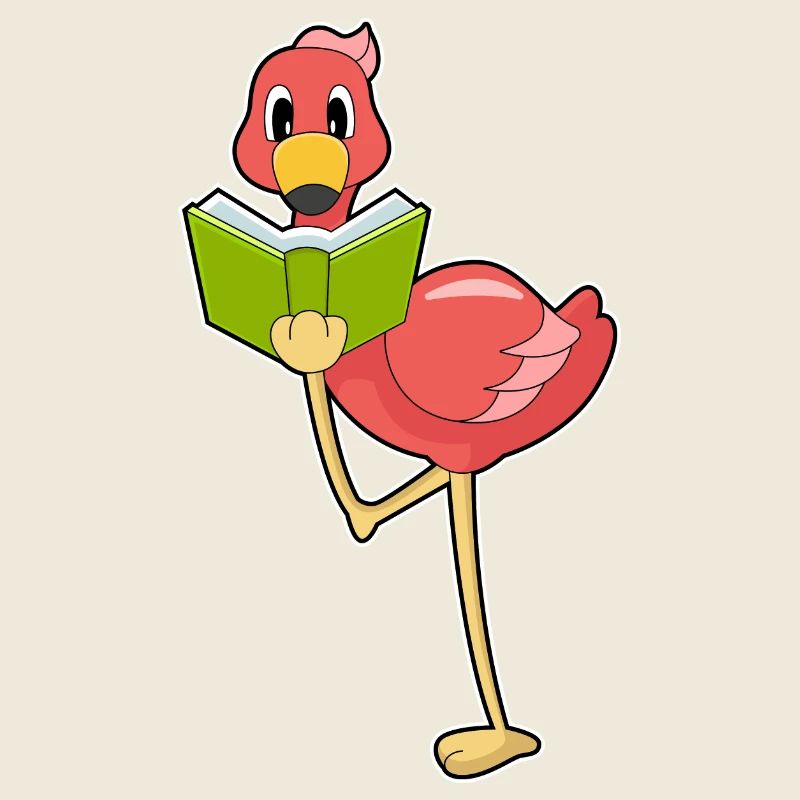 Flamingo Nerd Book