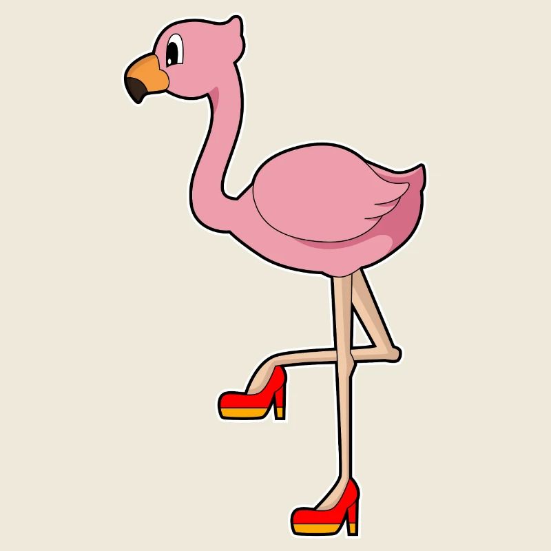 Flamingo High Heels