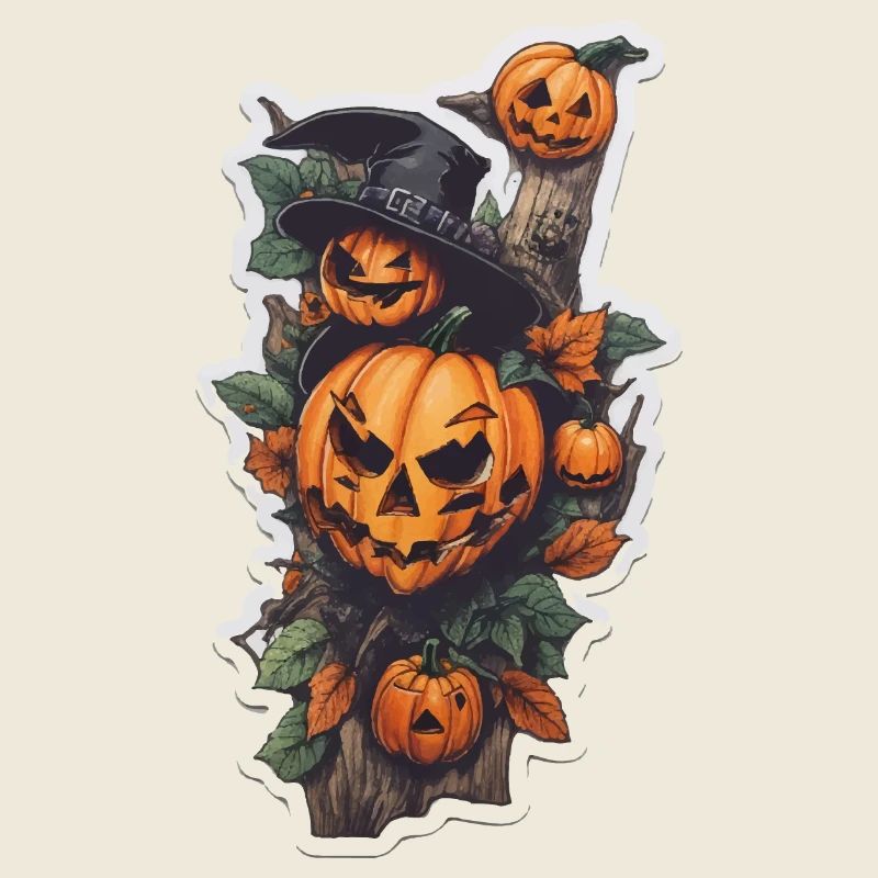 Monstre de citrouille Helloween