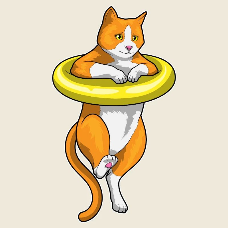 Anneau de natation pour chat