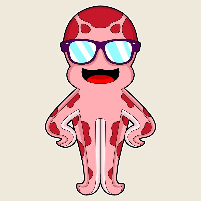 Krake Sonnenbrille