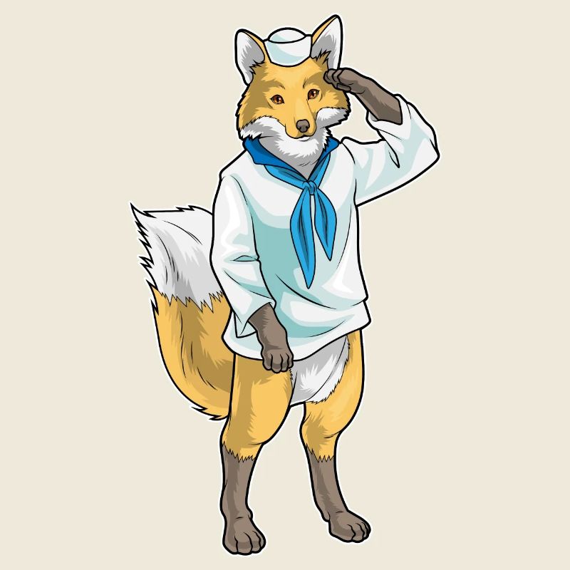 Fuchs Seemann Seemannsmütze