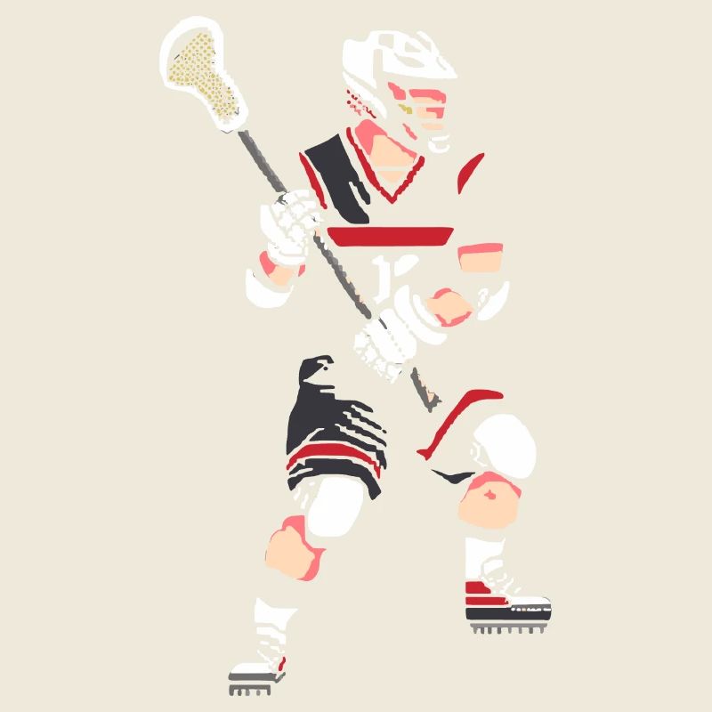 Lacrosse Player Pixel