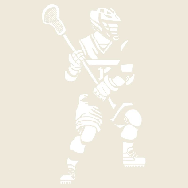 Lacrossespieler Pixel Art
