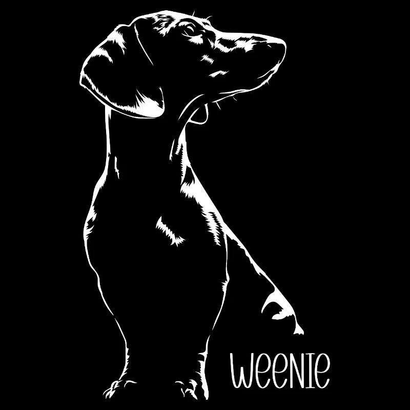 Weenie teckel silhouette chien chien Wilsigns