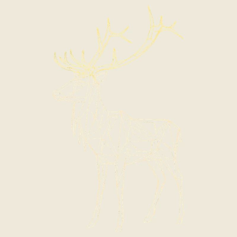 Polygon Deer - Geometric Winter