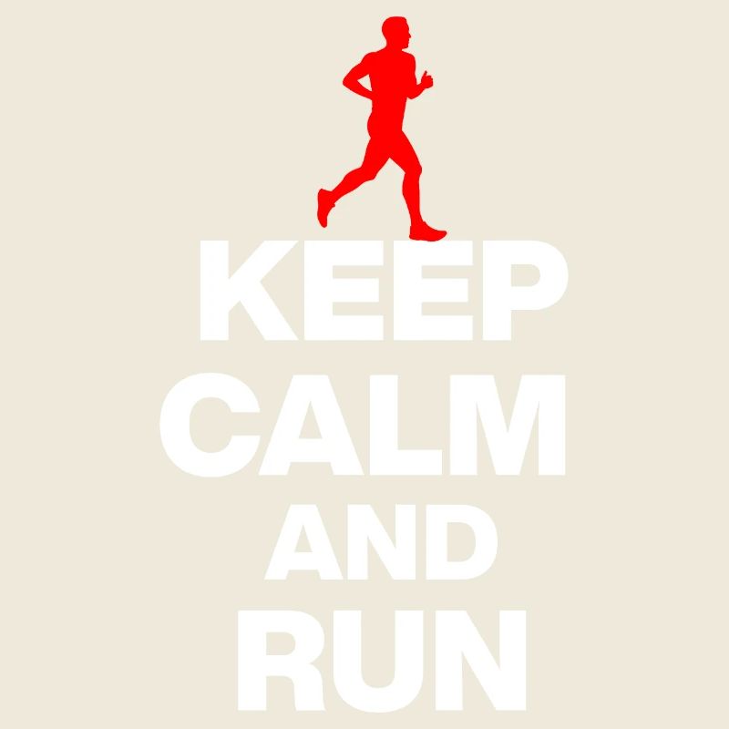 KEEP CALM AND RUN! FÜR JOGGER UND MARATHONIS sw