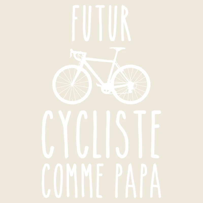 Futur cycliste comme papa