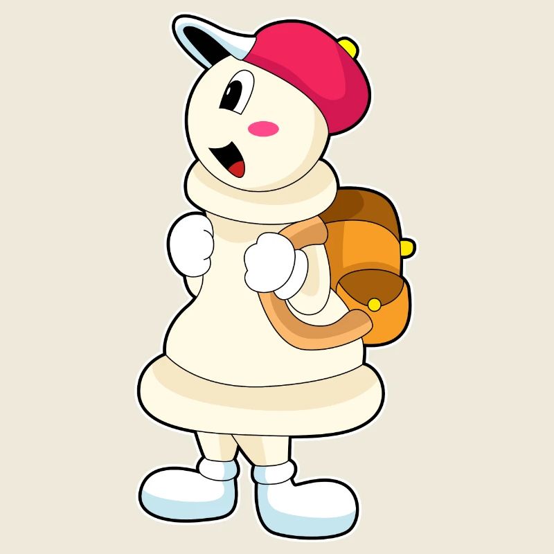 Chess piece pawn backpack