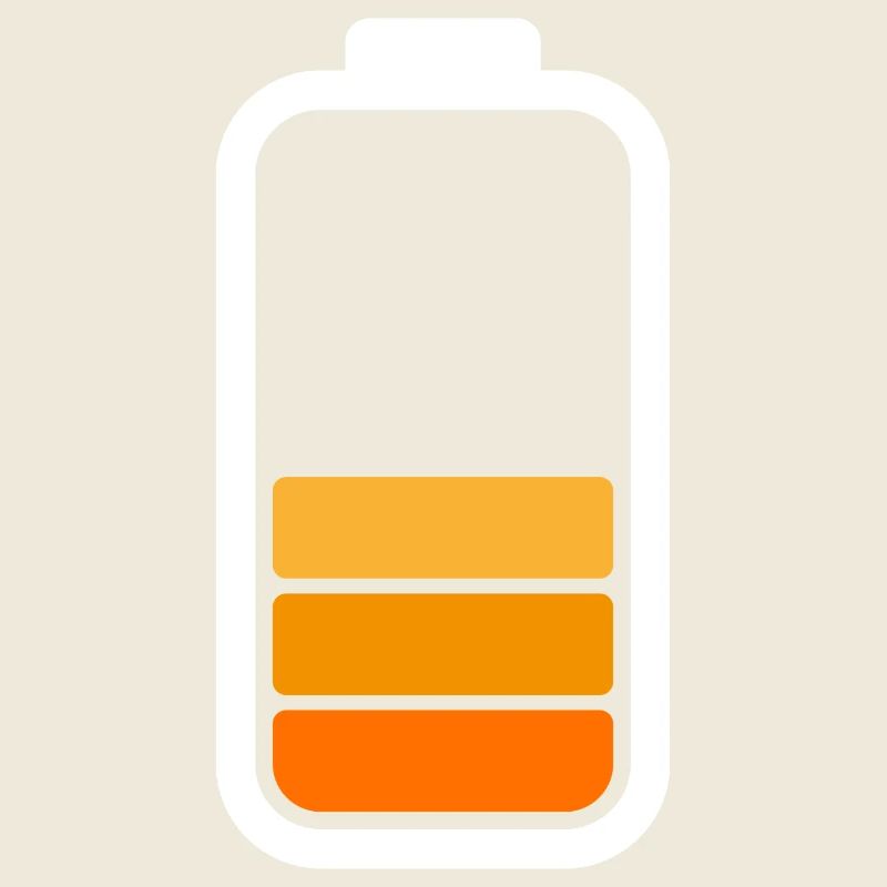 HALF BATTERY - White