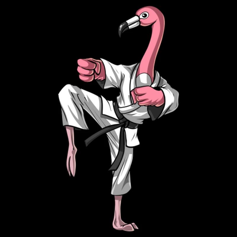 Flamingo Vogel Karate