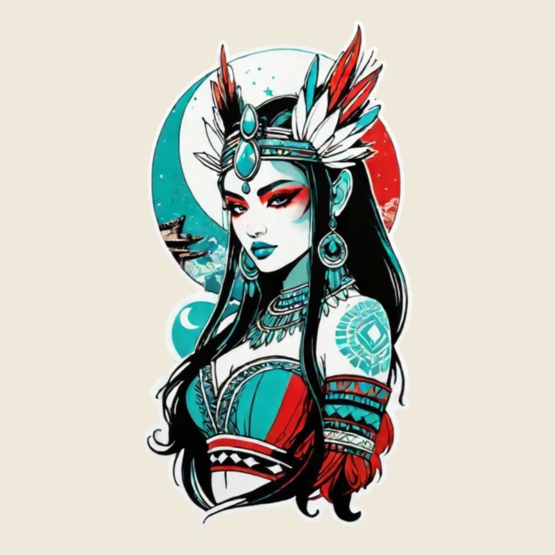 princesse indienne - aztek