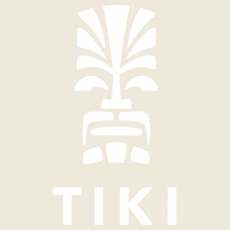Tiki Design Polynesischer Kopf Lebendig