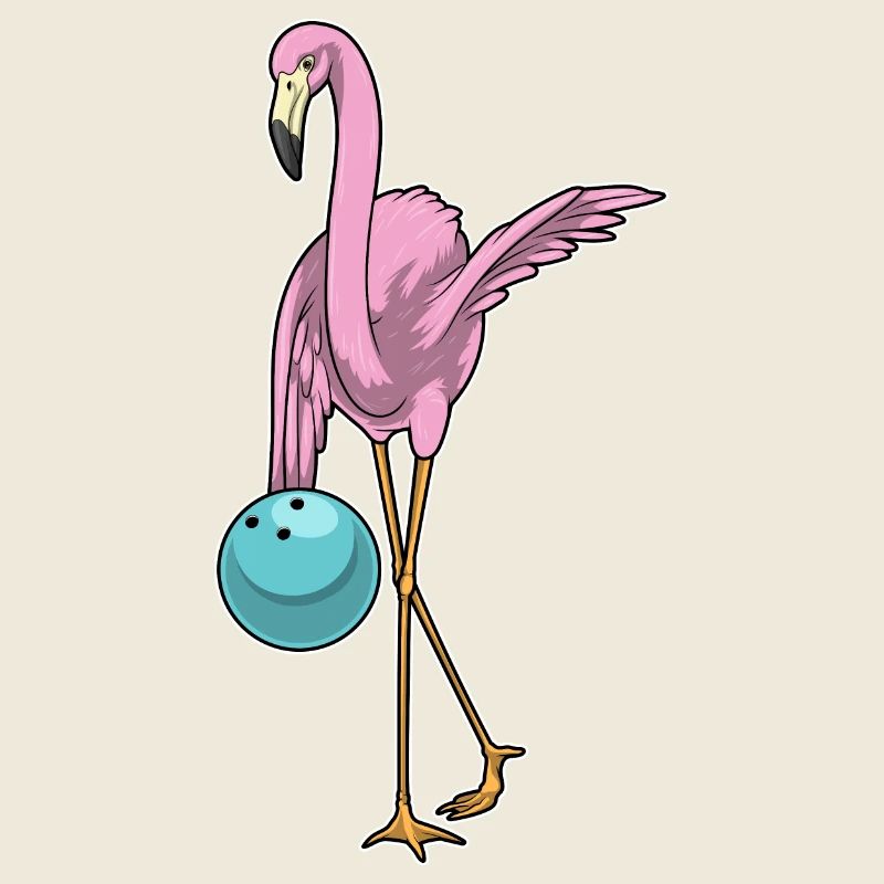 Flamingo Bowling Boule de bowling