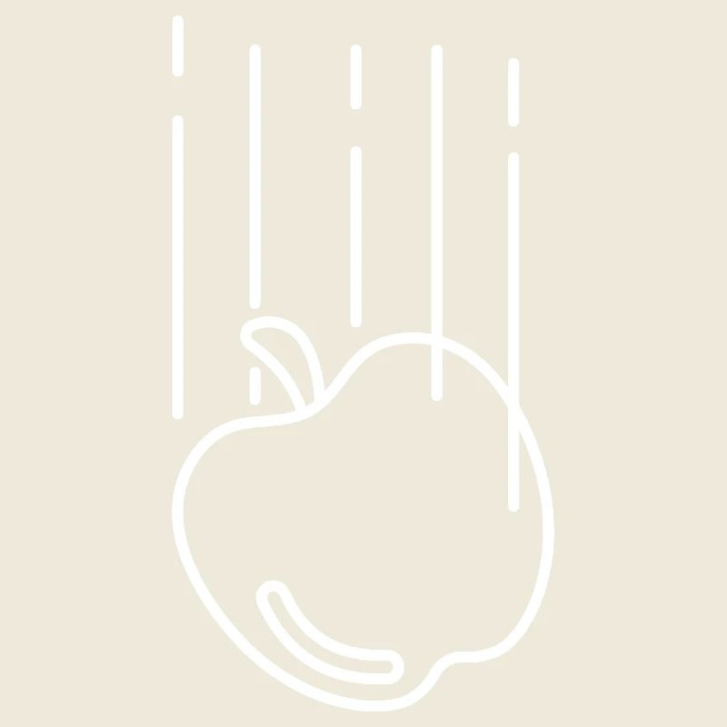 Newton's fallender Apfel