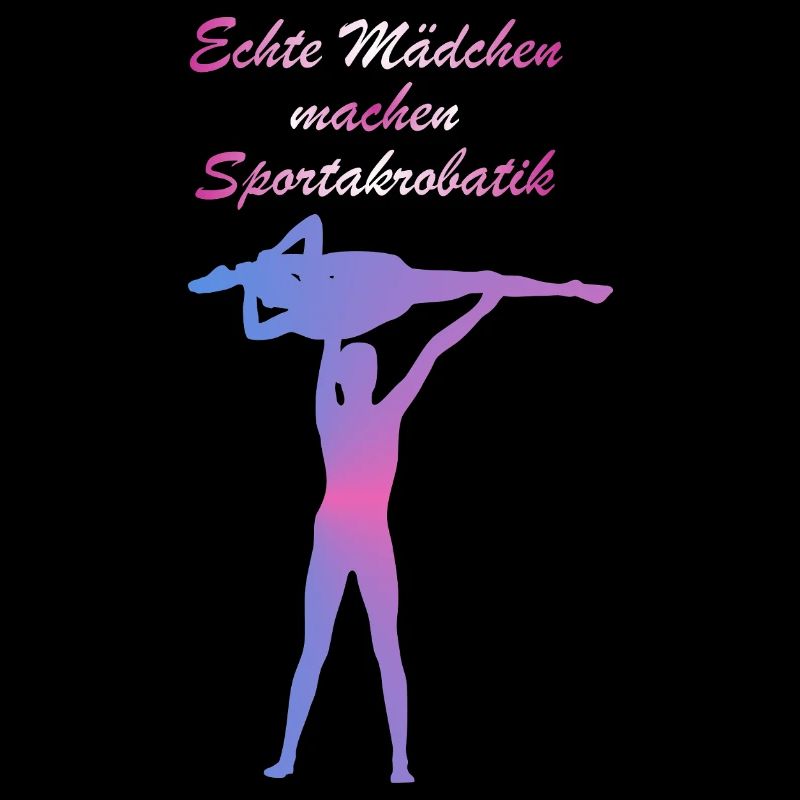 Echte Mädchen Sportakrobatik