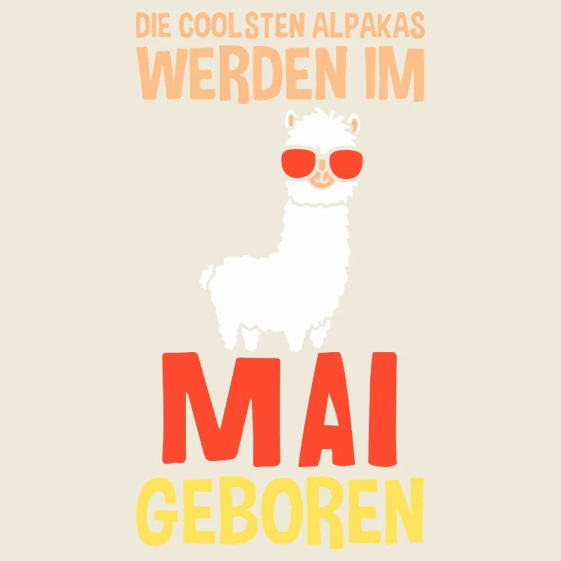 May Birthday Alpaca Saying Funny