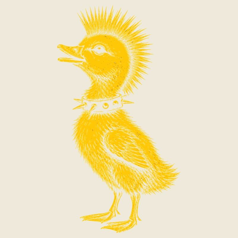 Punk Chick Mohawk Animal Shirt