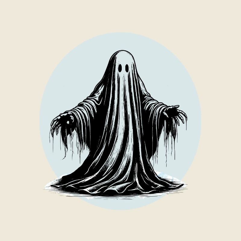 Conception graphique fantôme cool