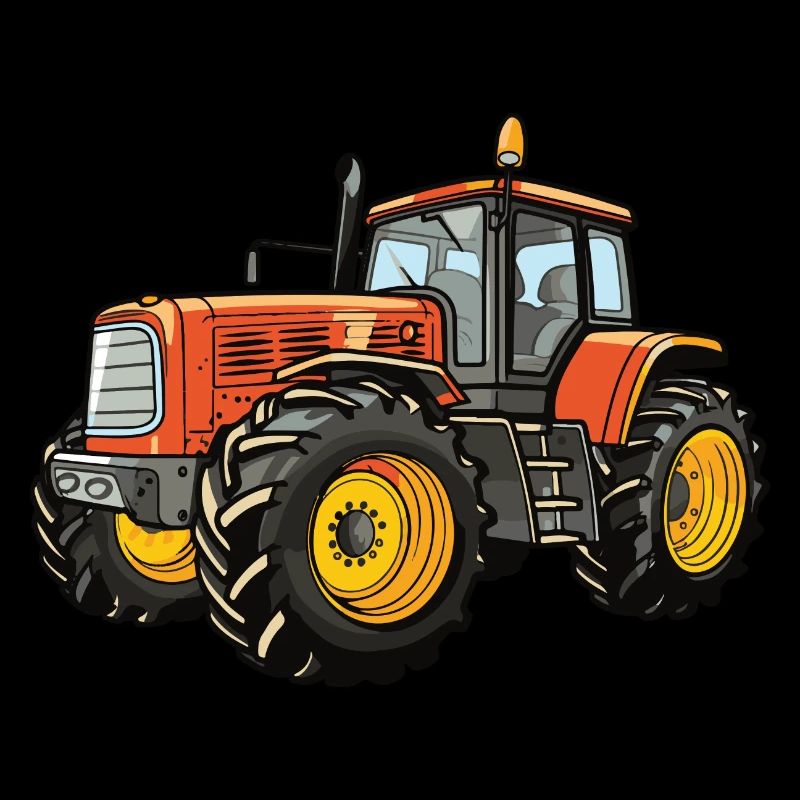 Tractor Farmer Icon