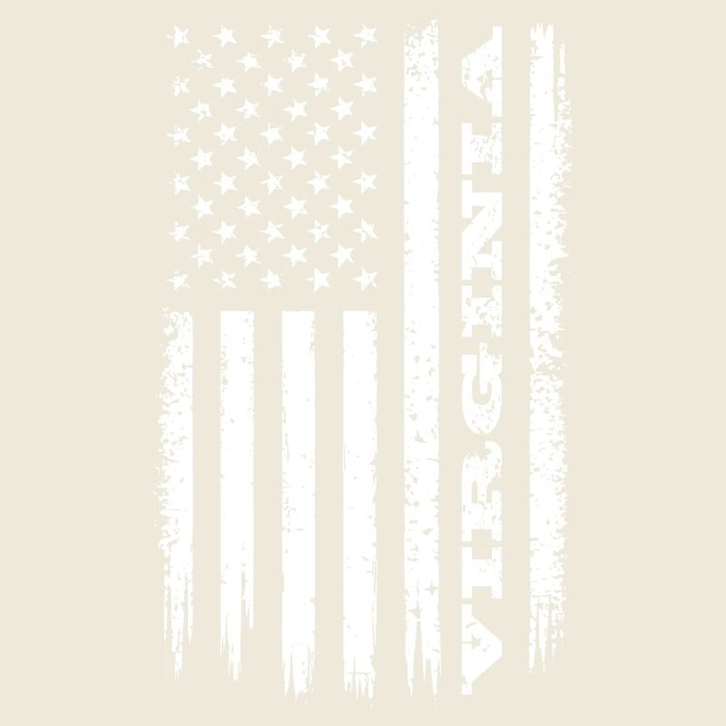 Flag USA Virginia State Gift