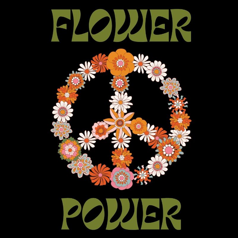 Flower Power Peace Love