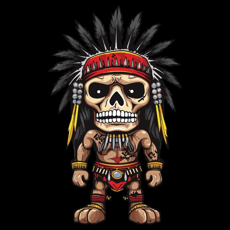 Apache Indianer Skelett