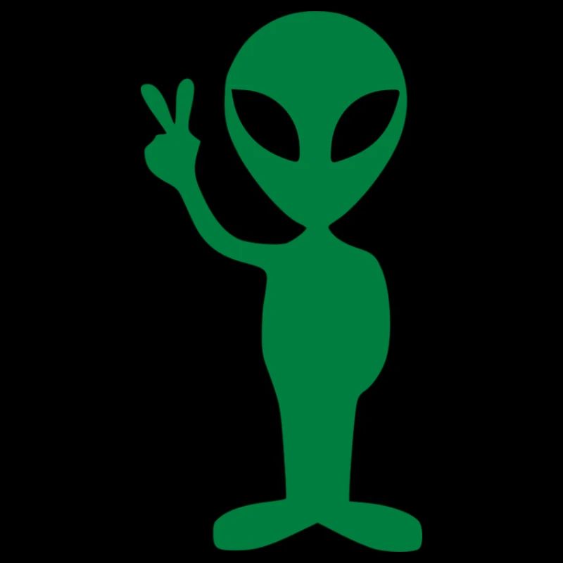 Peace alien