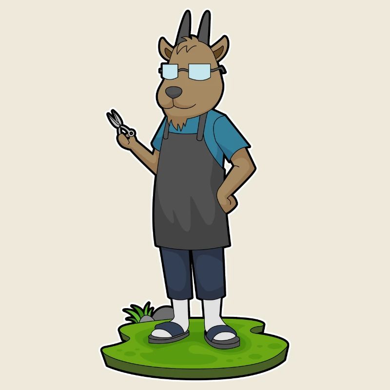 Coiffeur de chèvre Ciseaux