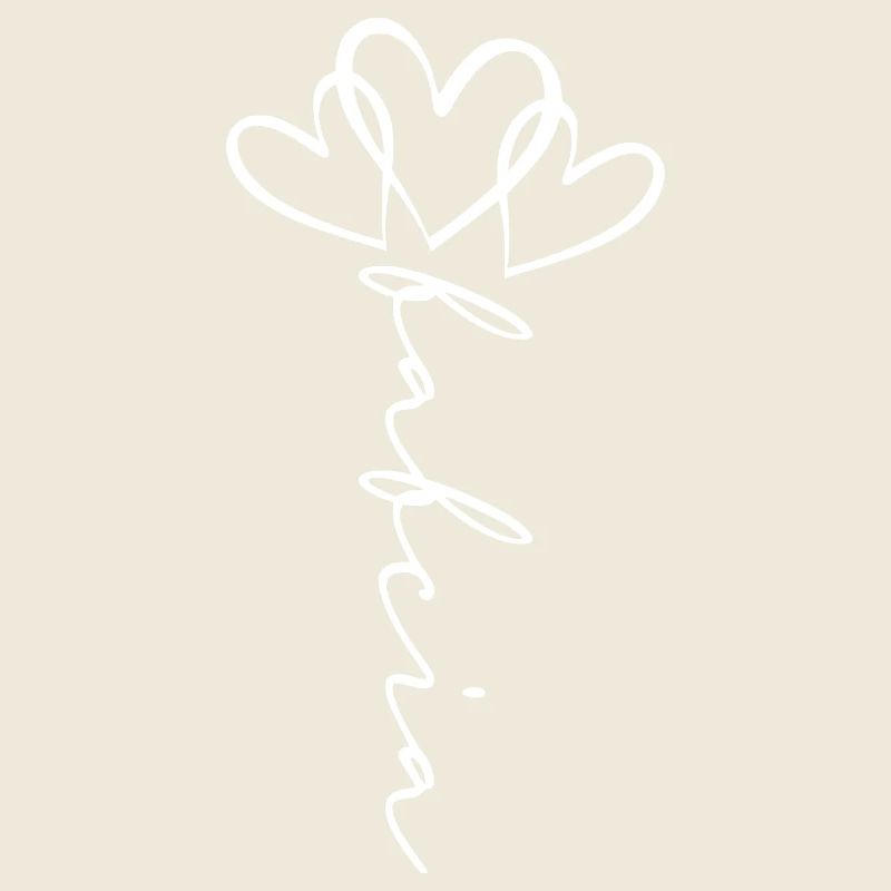 Babcia Scripture Heart Flower