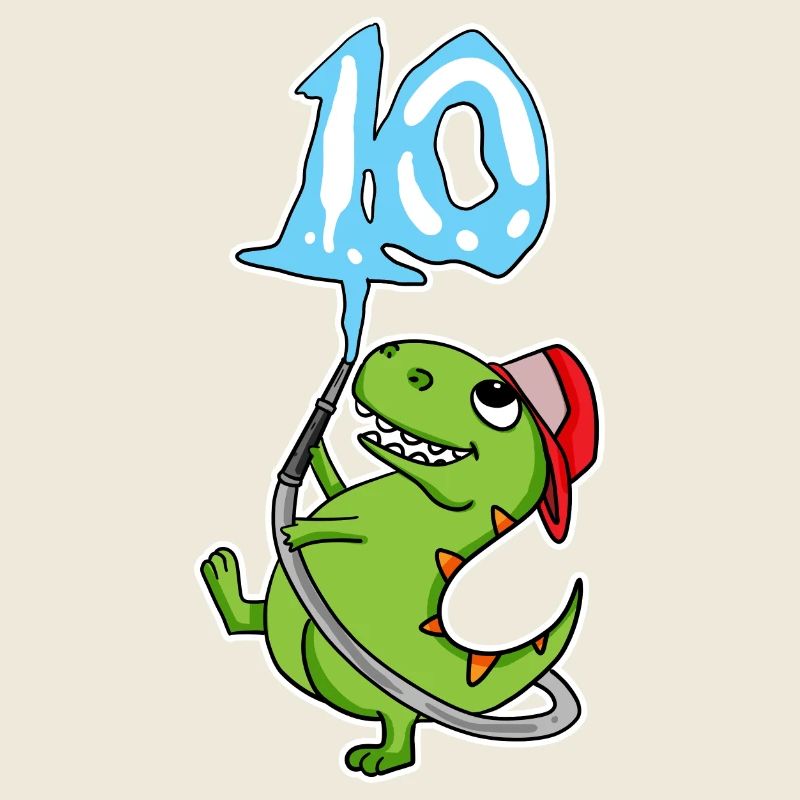 10th Birthday Dinosaur