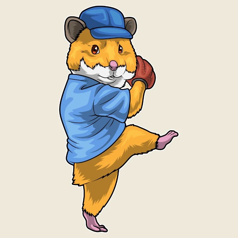 Hamster Baseball Gant de Baseball