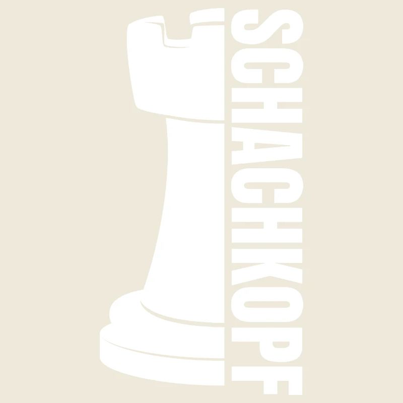Schachkopf Lustiges Schwachkopf Design