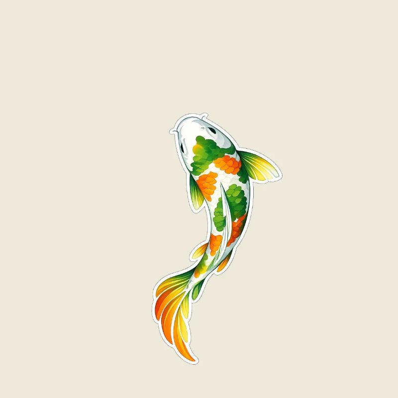 Koi . 2 . AI generated