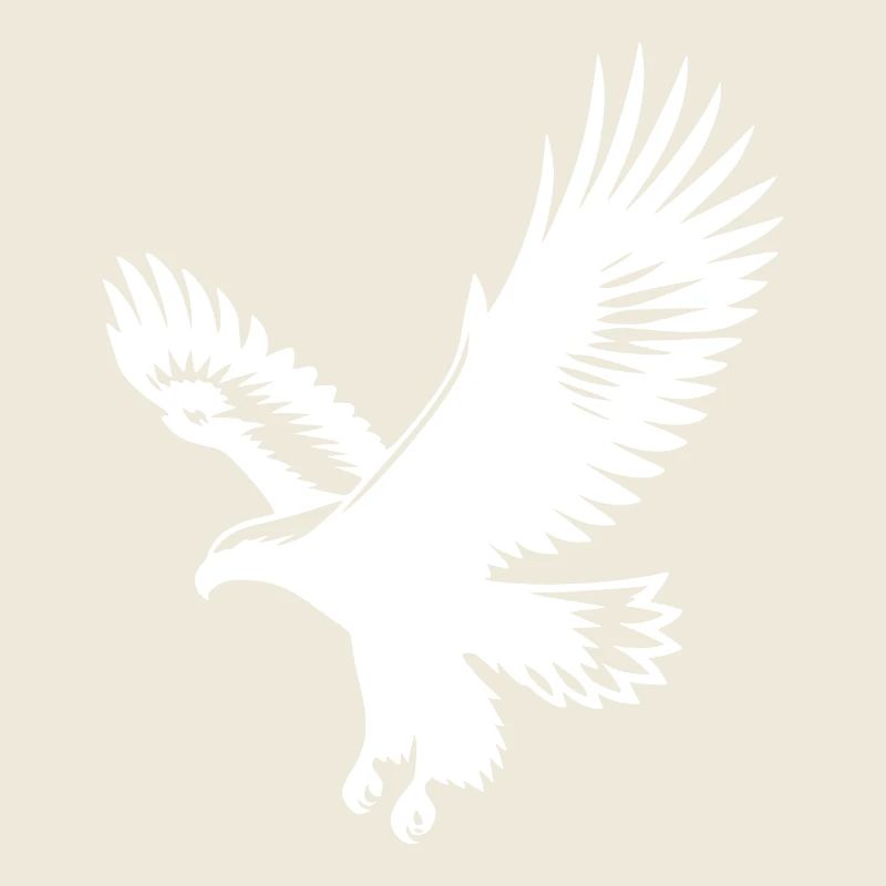 Beau style de tatouage d’aigle volant