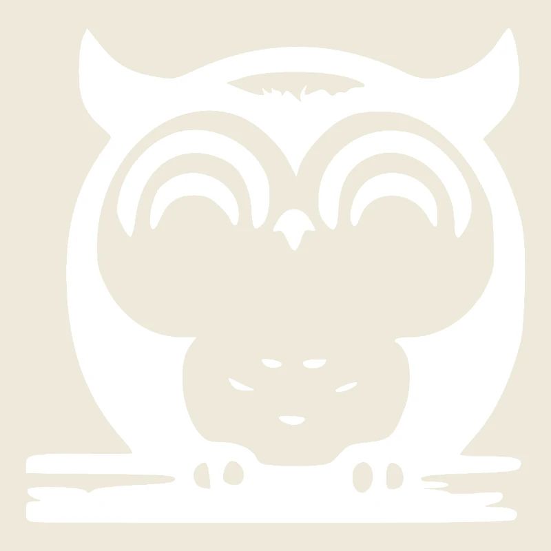 Cute Sleeping Owl