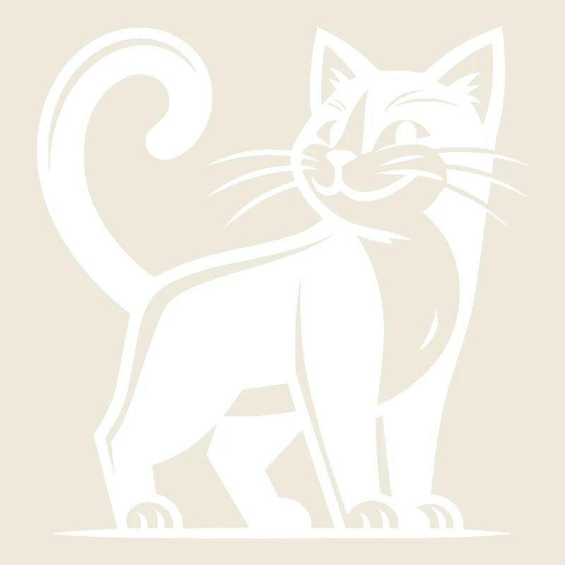 Chat intelligent avec un look malin