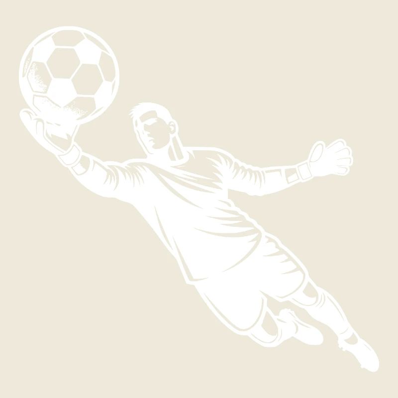 Goalkeeping skills combined in reflexes and precision