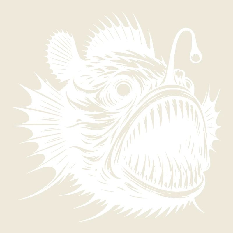 Mystic frogfish, scary deep sea hunter