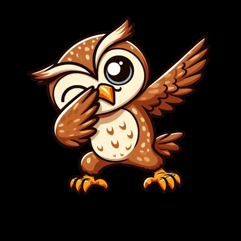 Coole weise Eule dabbing cooler Dab Eule