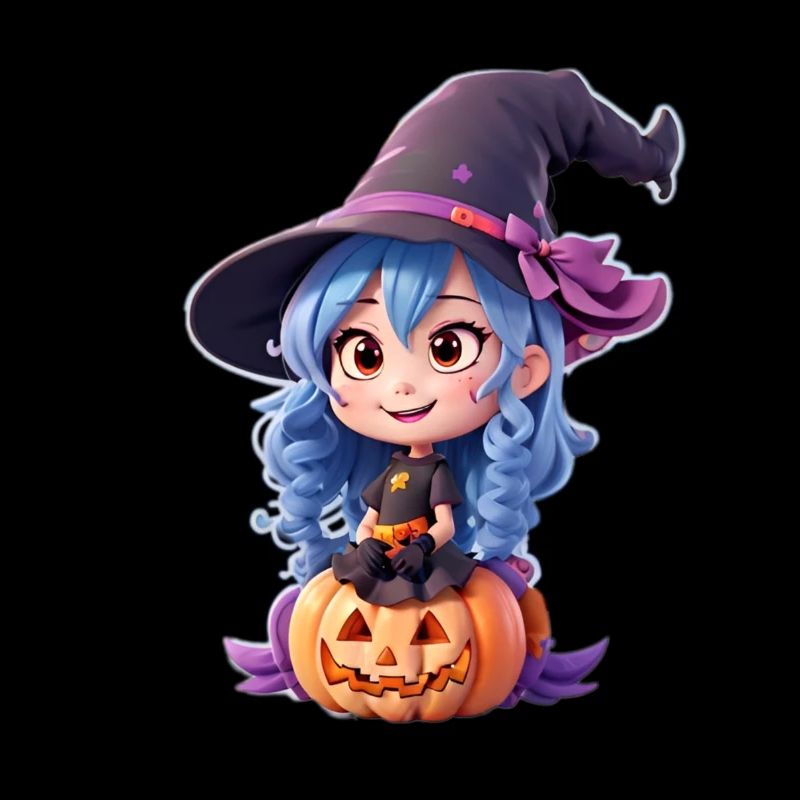 Sorcière d’Halloween mignonne