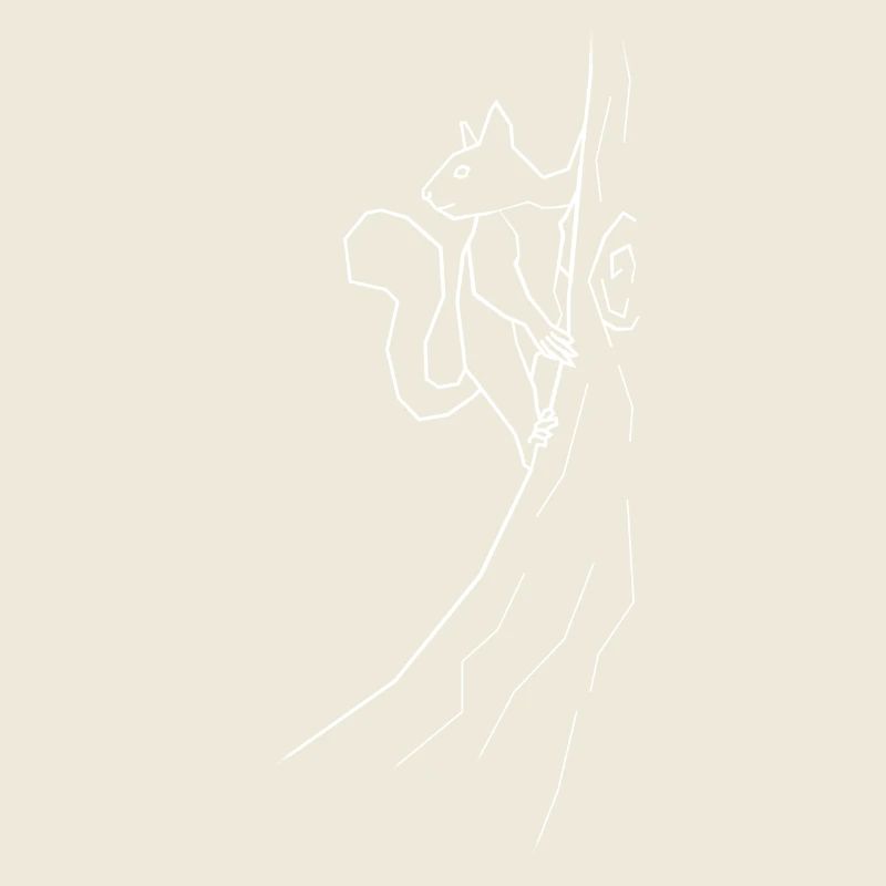 Écureuils - blanc