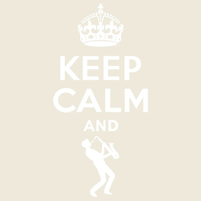 Keep calm - saxophone playing 2