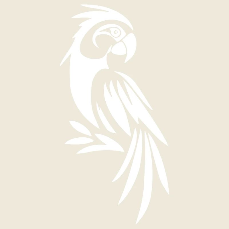 Mignon Tatouage Perroquet Dessin Portrait Oiseau